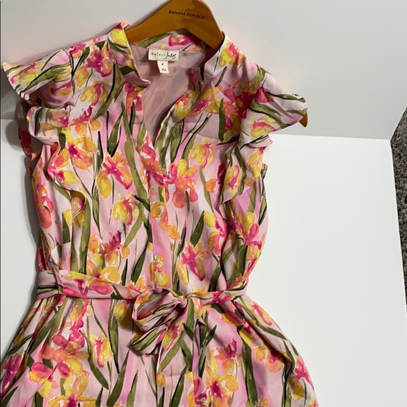 Maison Jules Womans SHORT SLEEVE FLORAL MAXI DRESS - Picture 3 of 6